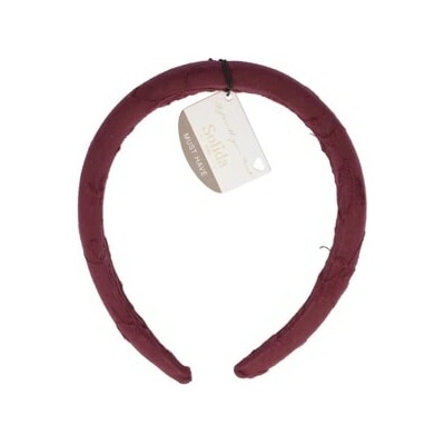 Solida Haarreif bordeaux gepolstert Diadém Unisex 9.95 g