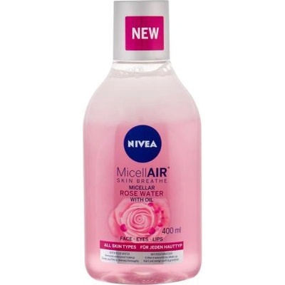 Nivea MicellAIR® Rose Water 400 ml двуфазна мицеларна розова вода за жени