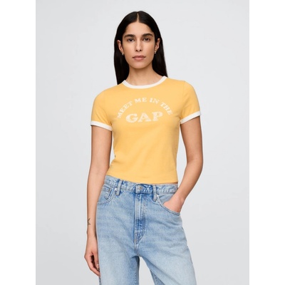 GAP Dámske Crop tričko s logom 749366 00