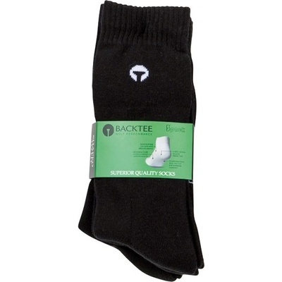 Backtee Golf Sock 1x3 pairs Black