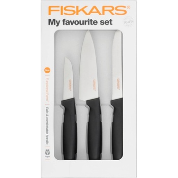 Fiskars Set 3 obľúbených nožov Functional Form 1014199