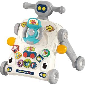 Chipolino Музикална играчка на колела 3 в 1 Chipolino - Кола, Мултиколор (MIKCAR0241ML) Проходилка