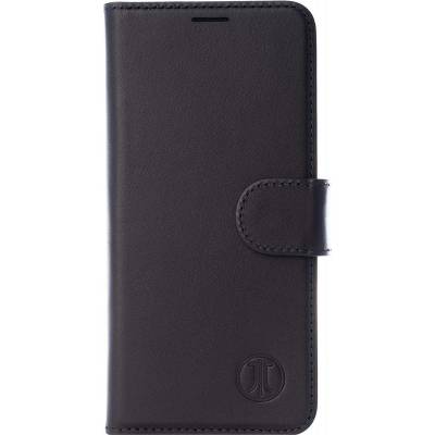 JT BERLIN BookCase Kreuzberg Case - хоризонтален кожен (естествена кожа) калъф тип портфейл за iPhone 11 Pro (черен)