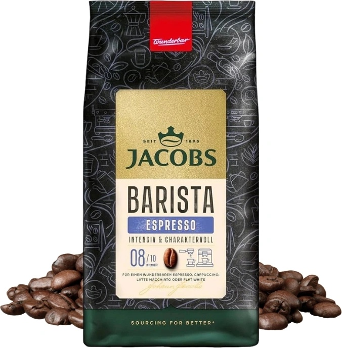 Douwe Egberts Jacobs Barista Editions Еспресо кафе на зърна 1 кг