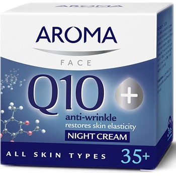Aroma Q10 nočný Krém proti vráskam 35+ 50 ml