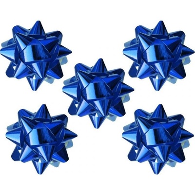 Rozety 8cm Metalická modrá