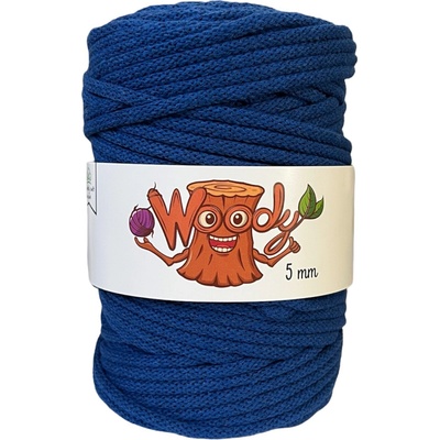 Woody Crafts Woody 5 mm – Tmavě modrá (50m)