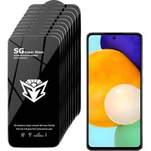 Samsung Премиум защитно стъкло за Samsung Galaxy A53 5G/Galaxy A52 5G/Galaxy A52 4G/Galaxy A52s 5G/Galaxy A51 - 10 бр. /Черен KP38382