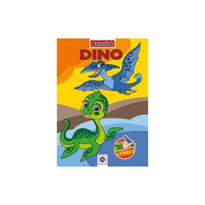 Omaľovánka A5 Dino