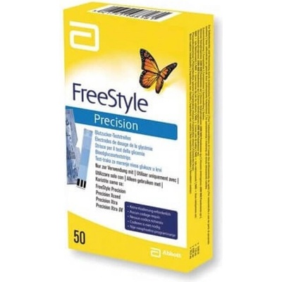 ABBOT Тест Ленти за Кръвна захар , Abbott Freestyle Precision Glucose Test Strips 50pcs