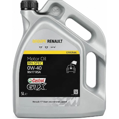 Castrol GTX RN-SPEC RN17 RSA 0W-40 5 l
