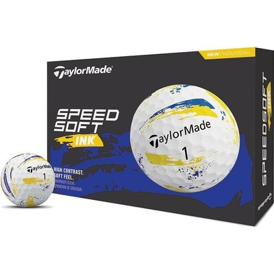 TaylorMade Speedsoft modro/žluté 3 x 3 ks