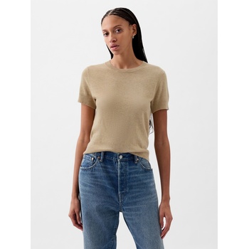 Image 1 of GAP Къс crop пуловер CashSoft GAP GAP | Bezhov | ЖЕНИ | XXS