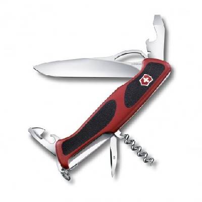 VICTORINOX VICTORINOX 0.9553.MC RANGERGRIP 61 KAPESNÍ NŮŽ, Barva čierno-červená