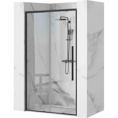 Rea Плъзгащи врати за душ кабина Rea SOLAR BLACK MAT 90 (REA-K6319)