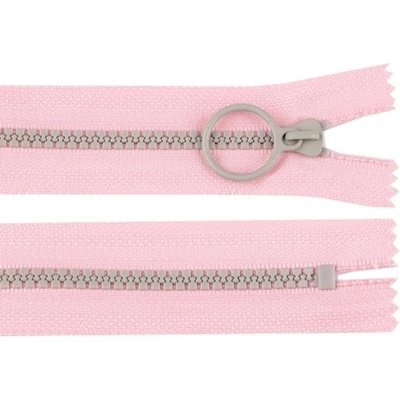 Zip kostěný 20cm - růžový 4