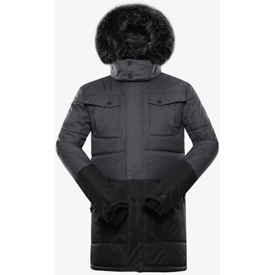 ALPINE PRO Черно мъжко зимно яке ALPINE PRO Egyp ALPINE PRO | Siv | МЪЖЕ | XS