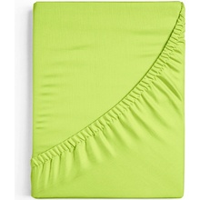 Tegatextil.sk šité našimi krajčírkami bavlna plachta s gumou svetlo zelená 90x200