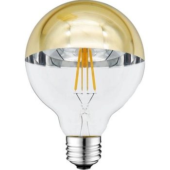 Optonica LED žárovka G95 E27 Galf Golden Glass 4W Teplá bílá