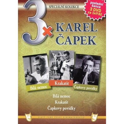 3x Karel Čapek DVD