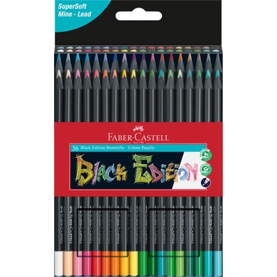 Faber-Castell Black Edition 1164 36 ks (papírová krabička) – Zboží Mobilmania
