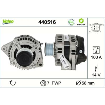 Alternátor VALEO 440516