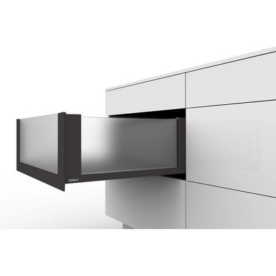 Cemux H Box SLIM skleněné bočnice H199 500 mm antracit