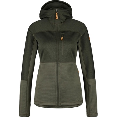 Fjällräven Дамско поларено яке Fjällräven Women's Abisko Trail Fleece Fleece jacket - Deep Forest (105-1095-0814)