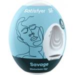 Satisfyer Дискретен мастурбатор-яйце с вътрешен релеф Savage
