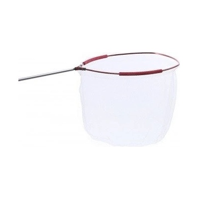 MIKADO Podběrákova hlava S4-006-6050 60x50cm očko 6mm červený rámeček nylon