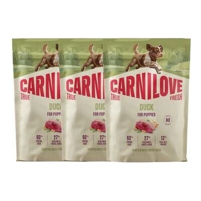 Carnilove True Fresh Dog Duck Puppies 3 x 1,5 kg