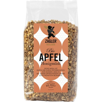 ZAGLER MÜSLIBÄR Био мюсли - ябълки и мед - 500 г