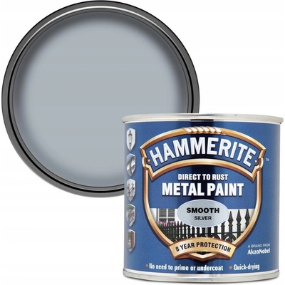 AkzoNobel Hammerite přímo na rez kladívkový stříbrošedý 0,25l