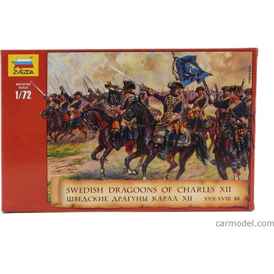 Zvezda Figúrky Švédski dragúni Karola Xii / 1:72