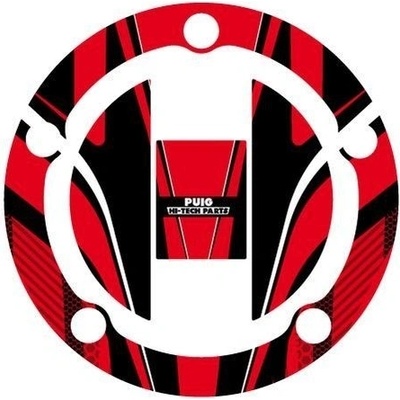 Ochranné nálepky na víčko nádrže PUIG RADIKAL 6318R červená