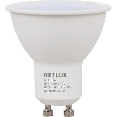 Retlux RLL 614 GU10 bulb 5 W CW D RLL 614