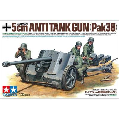 Tamiya German 5cm Anti-Tank Gun PaK 38 w/ Crew 1:35