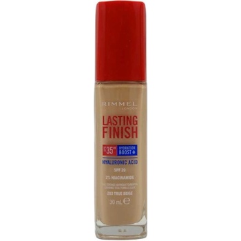 Rimmel London Lasting Finish 35H SPF20 Dlhotrvajúci hydratačný make-up 203 True Beige 30 ml