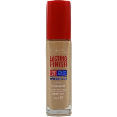 Rimmel London Lasting Finish 35H SPF20 Dlhotrvajúci hydratačný make-up 203 True Beige 30 ml