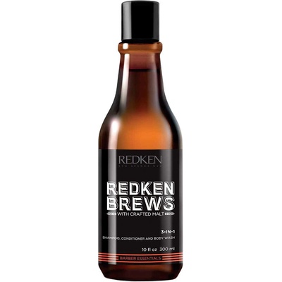 REDKEN PO Brews 3in1 Shampoo 300 ml POŠKOZENÉ