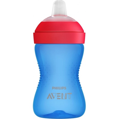 Avent hrnček Grippy s mäkkým náustkom 300ml modrá
