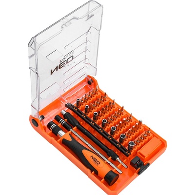 Neo Tools Presné skrutkovacie s rukoväťou 45 ks 06-111-1