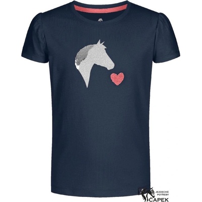 Waldhausen Dětské tričko LUCKY LILY Růžová – Zboží Dáma