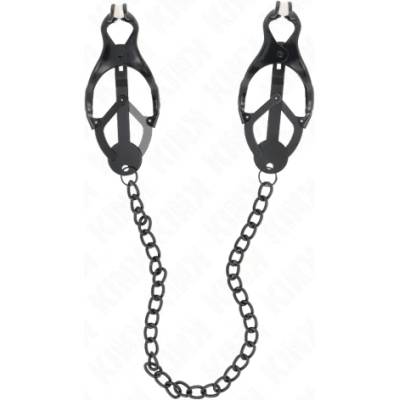 Intense Щипки за зърна с верига Kink Clover Clamps