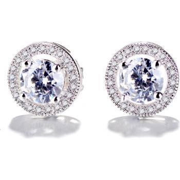 DELIS Сребърни обеци, jw796, елегантен дизайн, с родиево покритие (jw796)