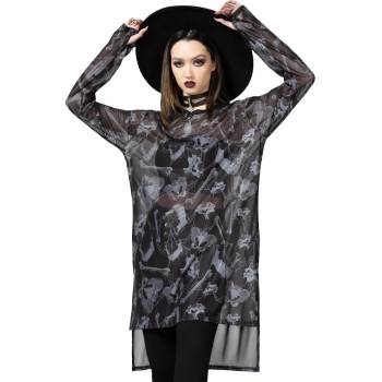 Image 1 of KILLSTAR унисекс тениска дълъг ръкав KILLSTAR -Ossuary- Черен - KSRA008589