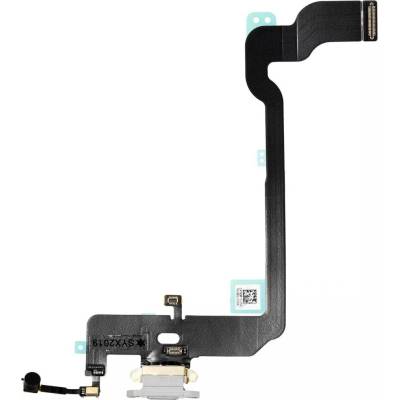 Flex s USB nabíjecím konektorem iPhone Xs stříbrný
