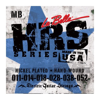 LaBella HRS-MB Nickel-Plated Round Wound Medium Blues 11-52