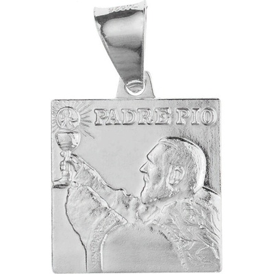 Argento Stříbrný přívěsek sv. Páter Pio 85813