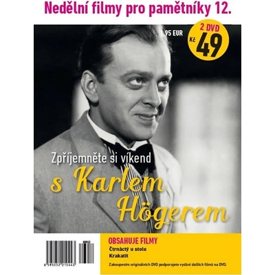 Nedělní filmy pro pamětníky 12 - Karel Höger DVD